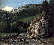 Gustave Courbet Stream in the Jura Mountains china oil painting artist